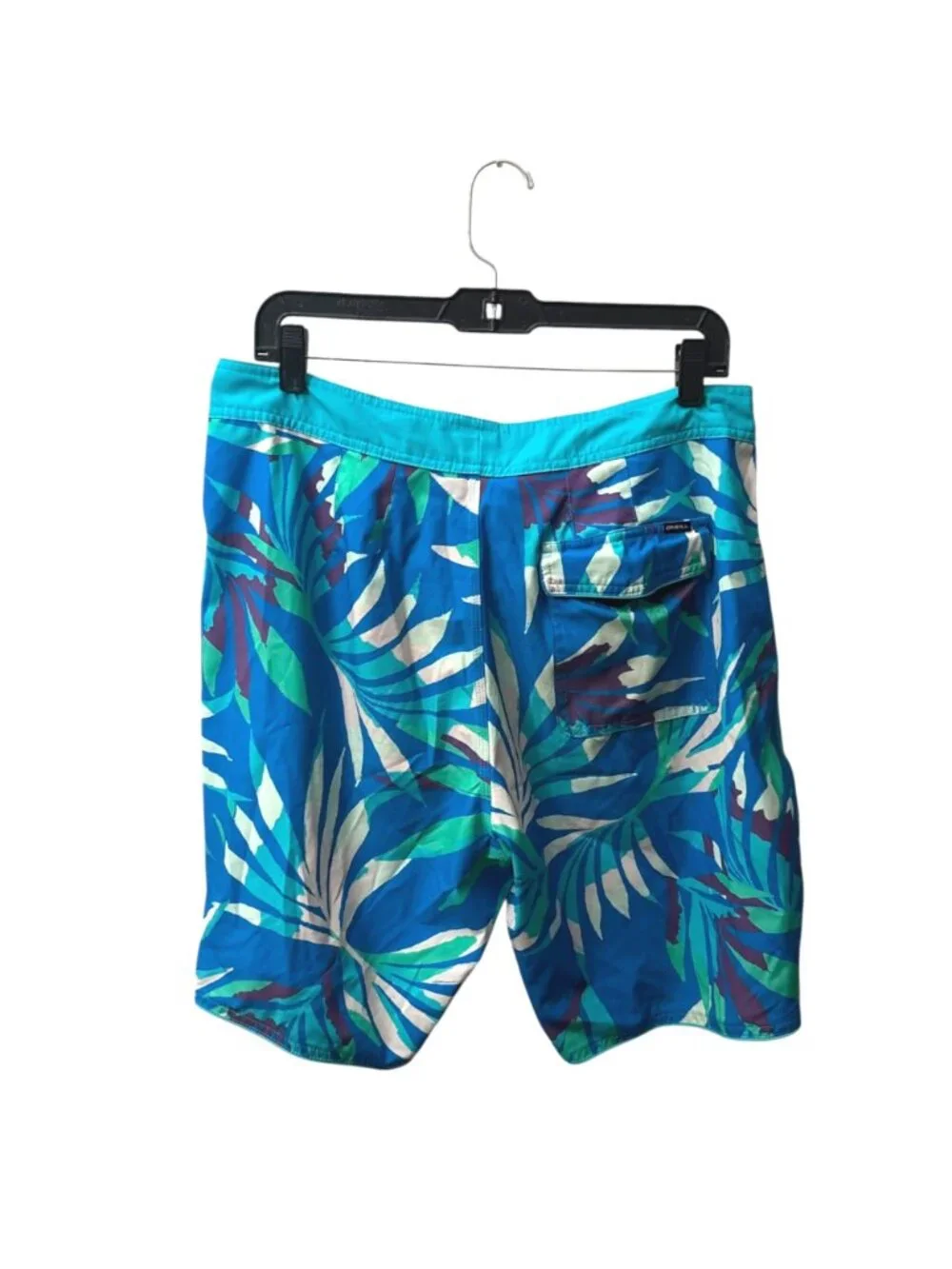 O' Neill Hyperfreak Incognito Boardshorts 36 Swim Trunks Shorts Leaf Print
